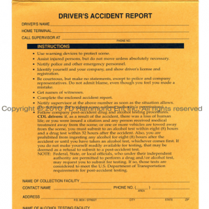 Accident Reporting - Envelope