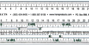 log book ruler