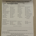 Imprinted Driver's Daily Inspection Report Book - No. 1187B