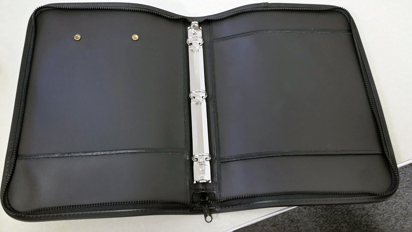 Three Ring Logbook Combo Holder