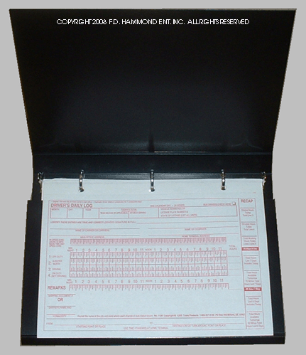 Binder for Loose Leaf Local Time Records – No. 1165