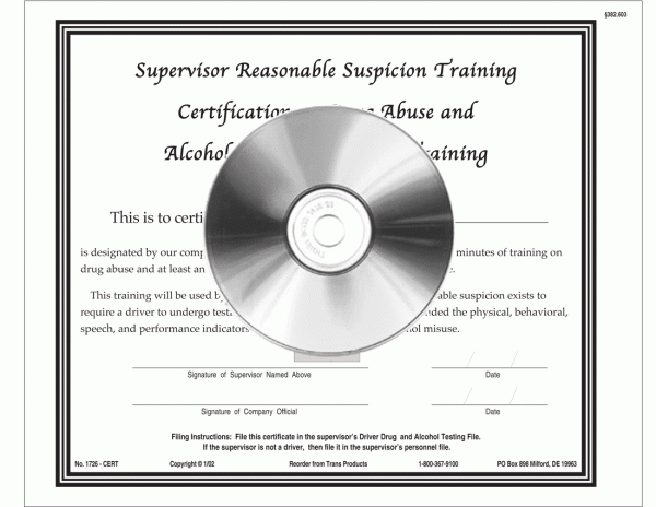 Supervisor Training System on Recognizing Drug Abuse and Alcohol Misuse